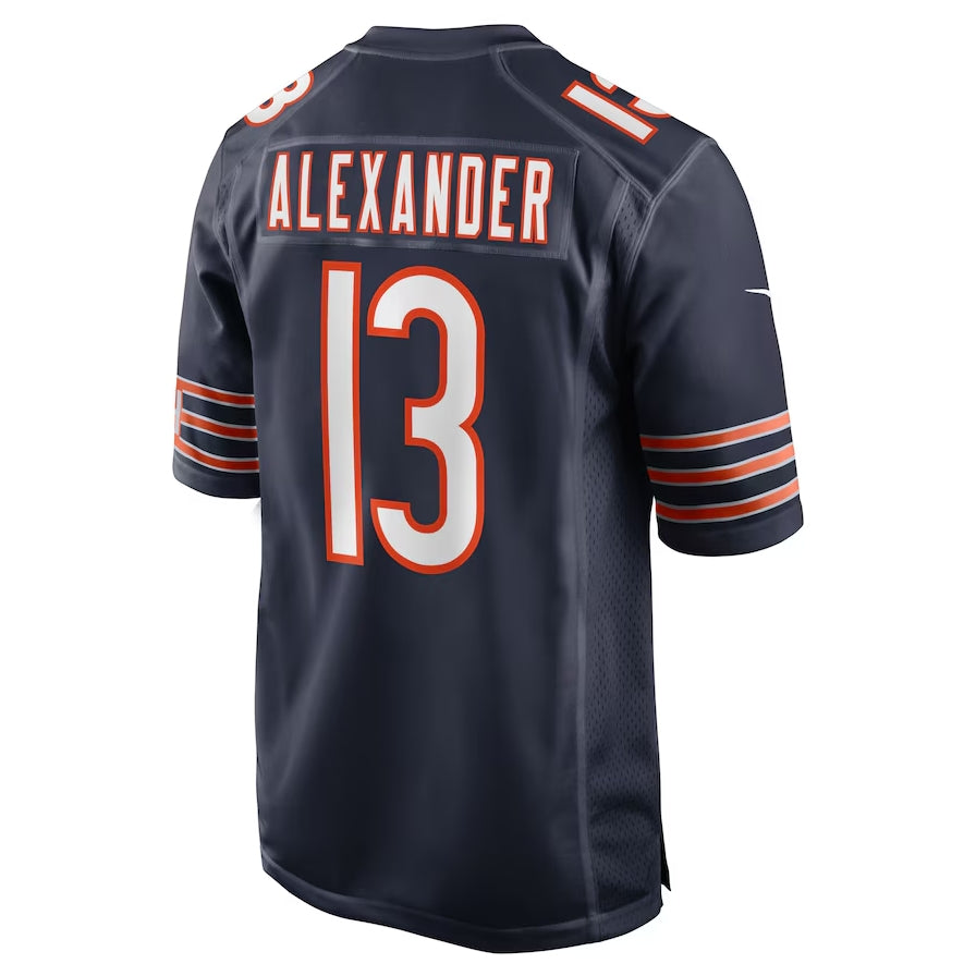 Custom #13 Navy CHI Football Shirt Top