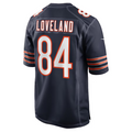 Custom #84 Navy 2025 CHI Football Shirt Top
