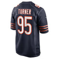 Custom #95 Navy CHI Football Shirt Top