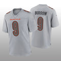 Custom #9 Gray CIN Football Shirt Top