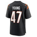 Custom #47 Black CIN Football Shirt Top