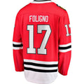 Custom #17 Red CHI Hockey Shirt Top