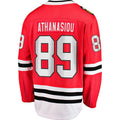 Custom #89 Red CHI Hockey Shirt Top