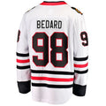 Custom #98 White CHI Hockey Shirt Top