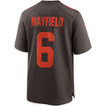 Custom #6 Brown CLE Football Shirt Top