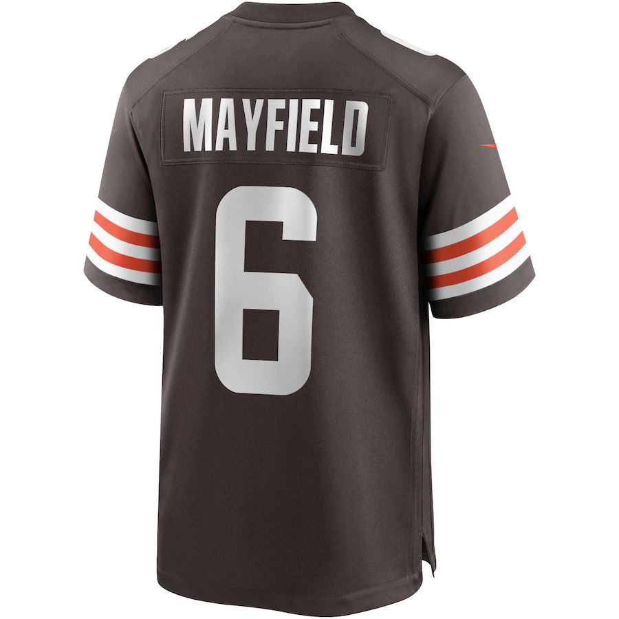 Custom #6 Brown CLE Football Shirt Top
