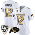 Custom #12 White 2023 Football Shirt Top