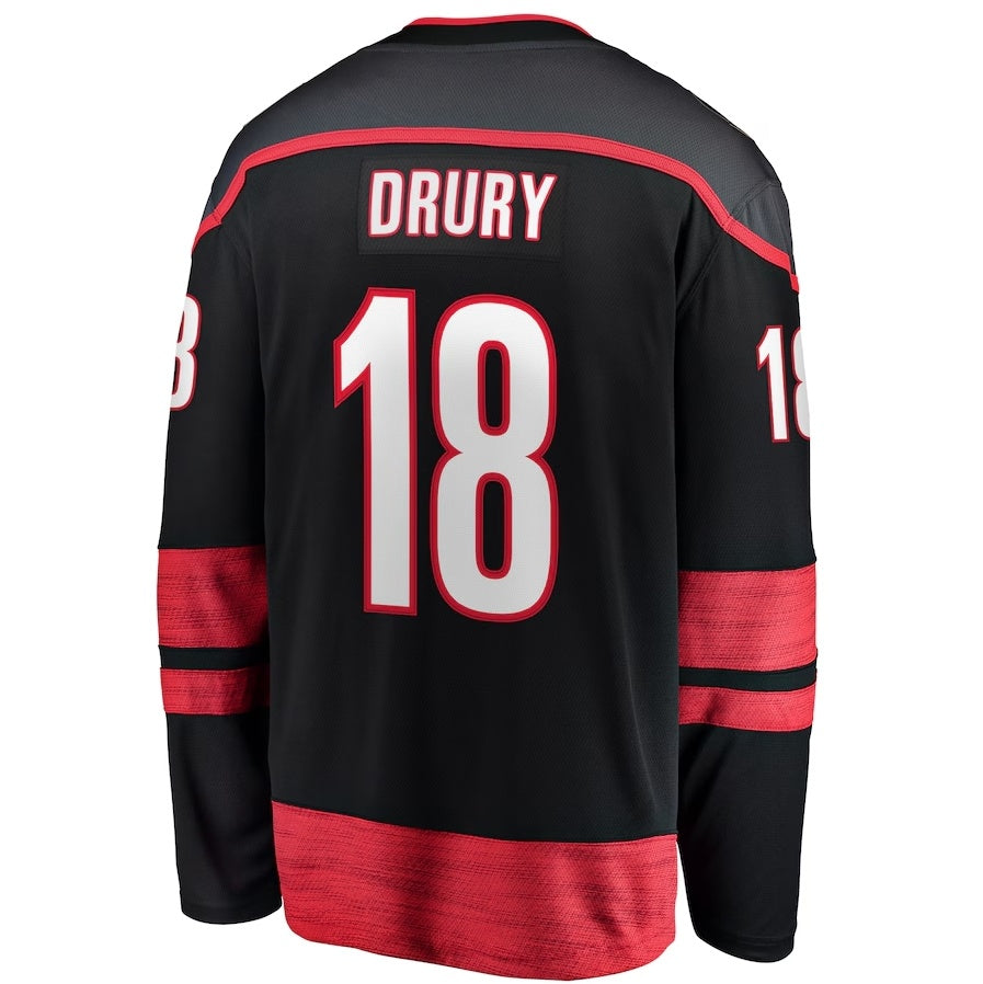 Custom #18 Black CAR Hockey Shirt Top