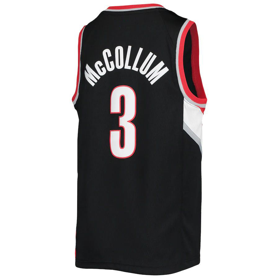 Custom #3 Black 2021 POR Basketball Shirt Top