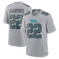 Custom #22 Gray CAR Football Shirt Top