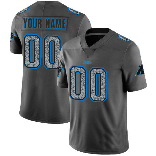 Custom Gray CAR Football Shirt Top