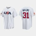 Custom #31 White 2023 BAL Baseball Shirt Top