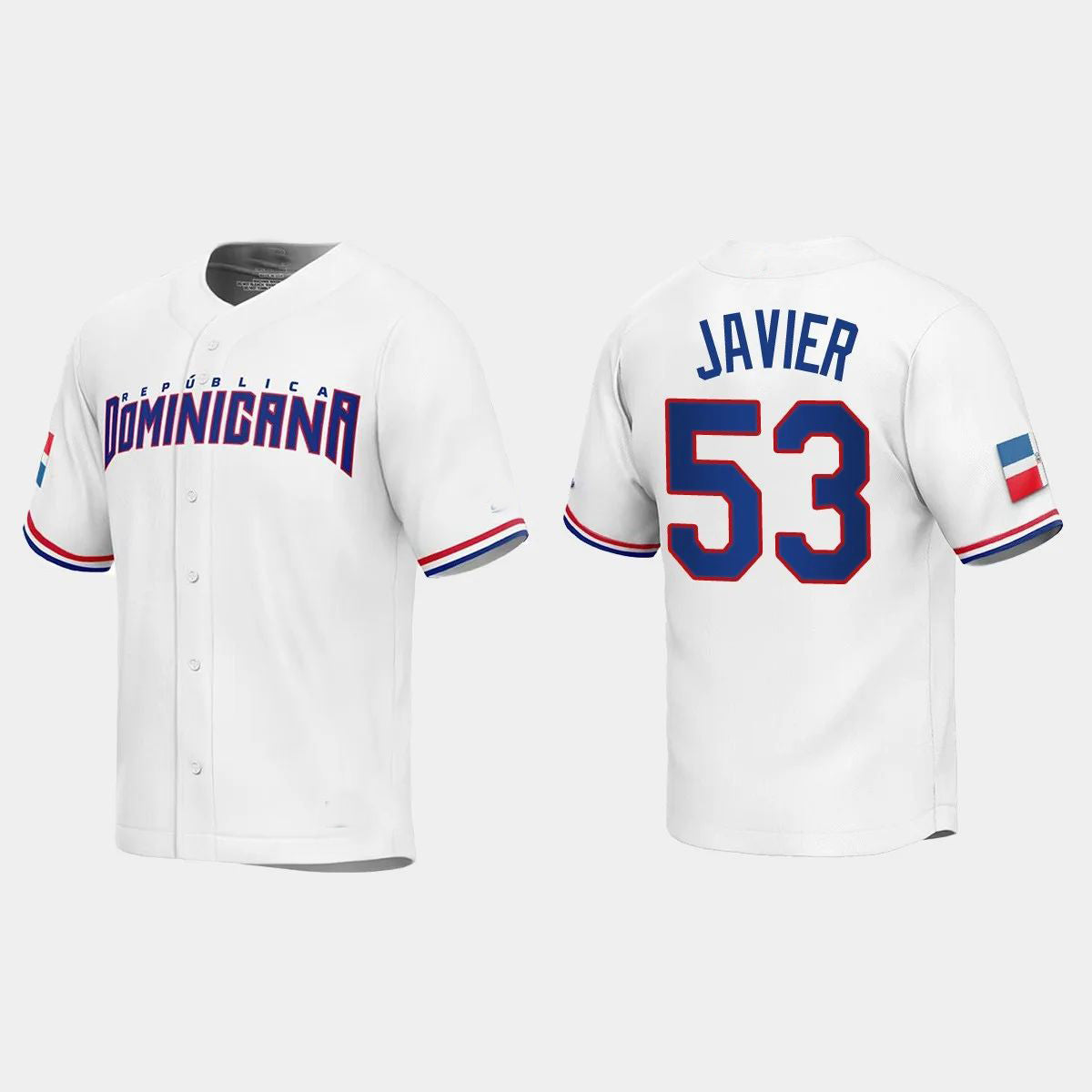 Custom #53 White 2023 Baseball Shirt Top