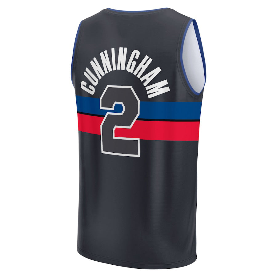 Custom #2 Black 2021 DET Basketball Shirt Top