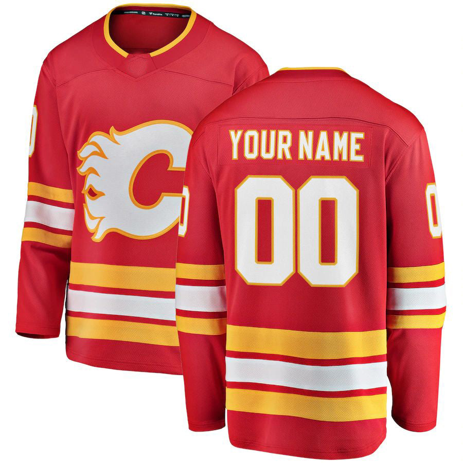 Custom Red CGY Hockey Shirt Top