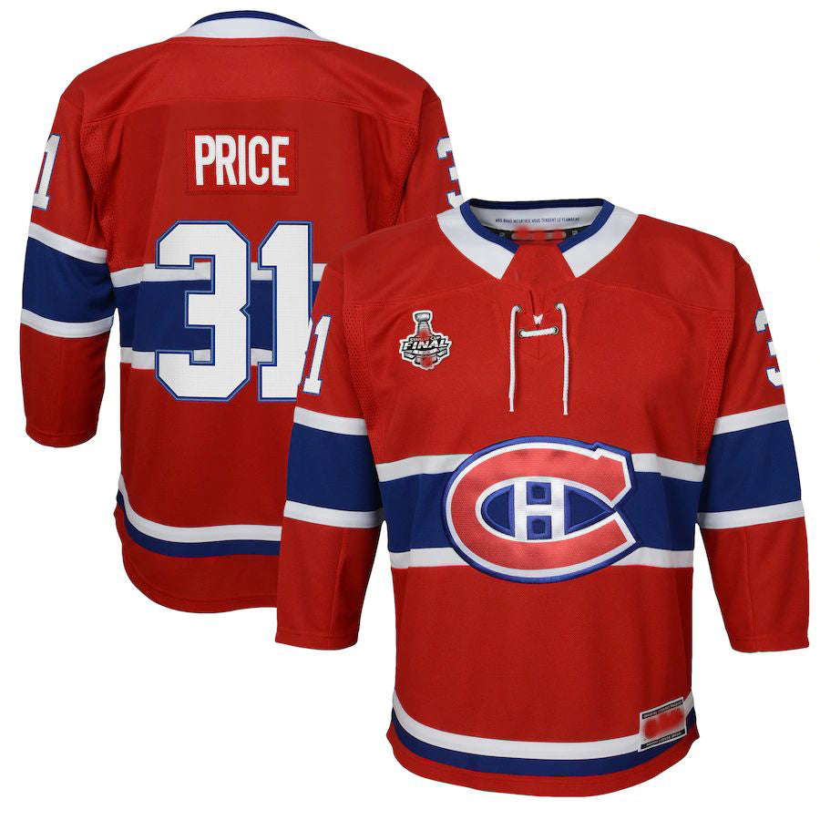 Custom #31 Red 2021 Stanley Cup MTL Hockey Shirt Top