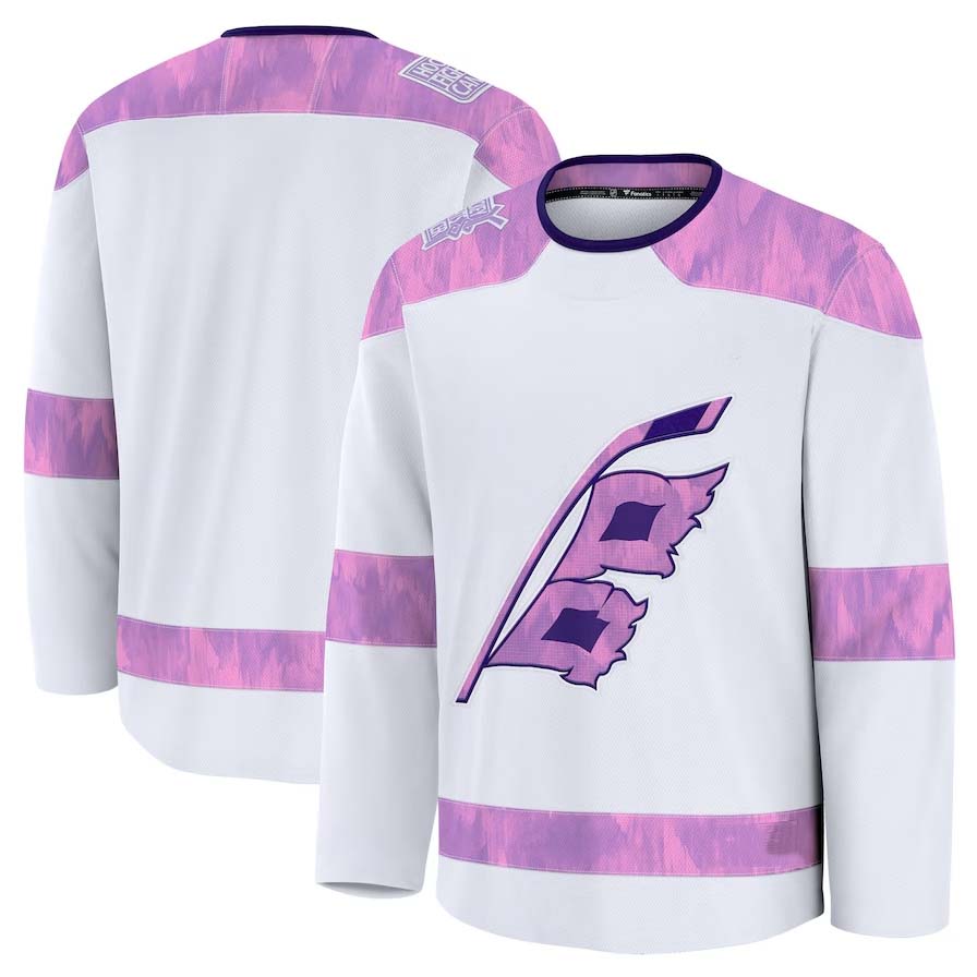 Custom White 2024 CAR Hockey Shirt Top