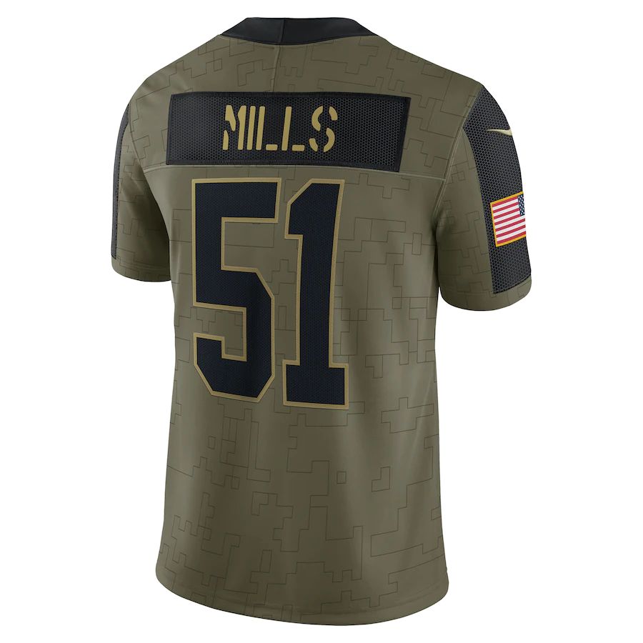 Custom #51 Olive 2021 CAR Football Shirt Top