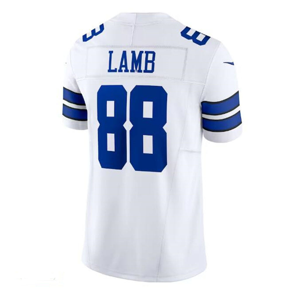 Custom #88 White DAL Football Shirt Top