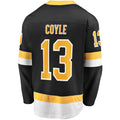 Custom #13 Black BOS Hockey Shirt Top
