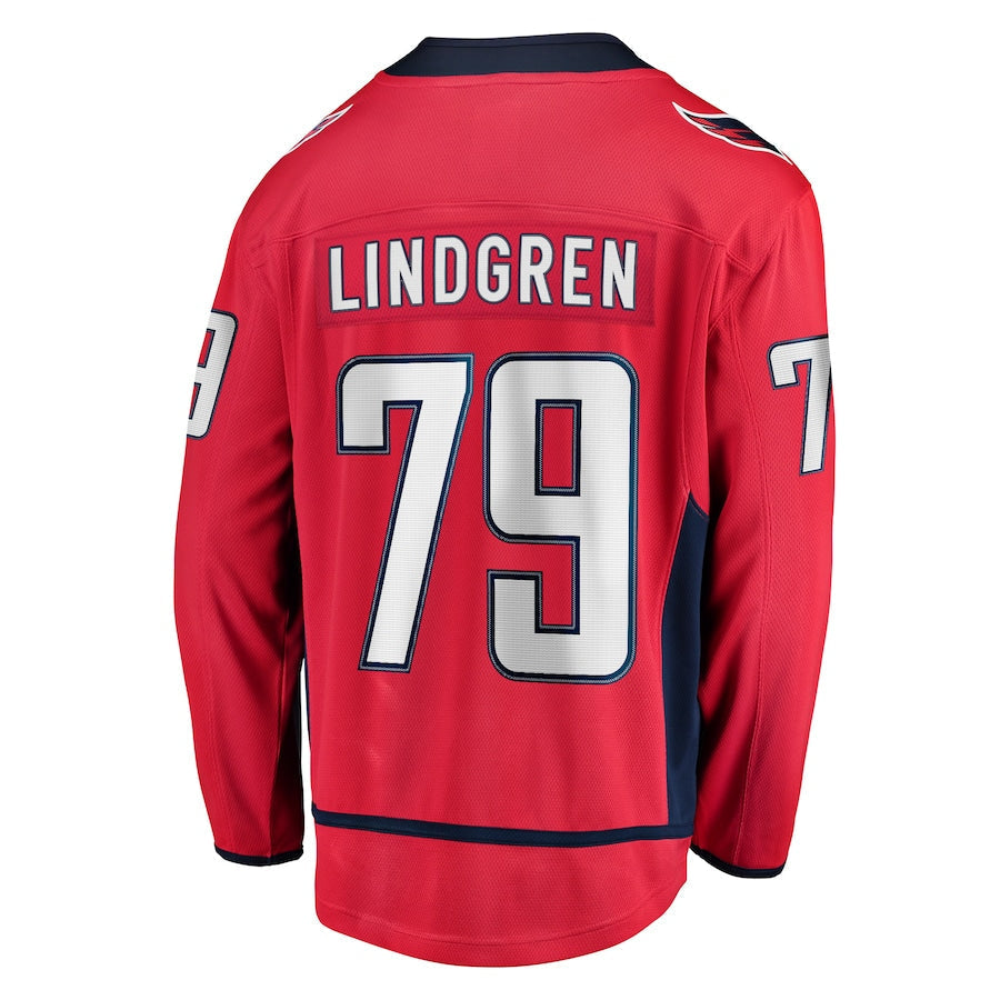Custom #79 Red WSH Hockey Shirt Top