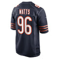 Custom #96 Navy CHI Football Shirt Top