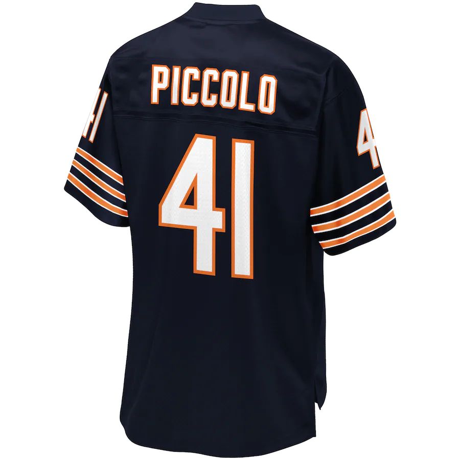 Custom #41 Navy CHI Football Shirt Top