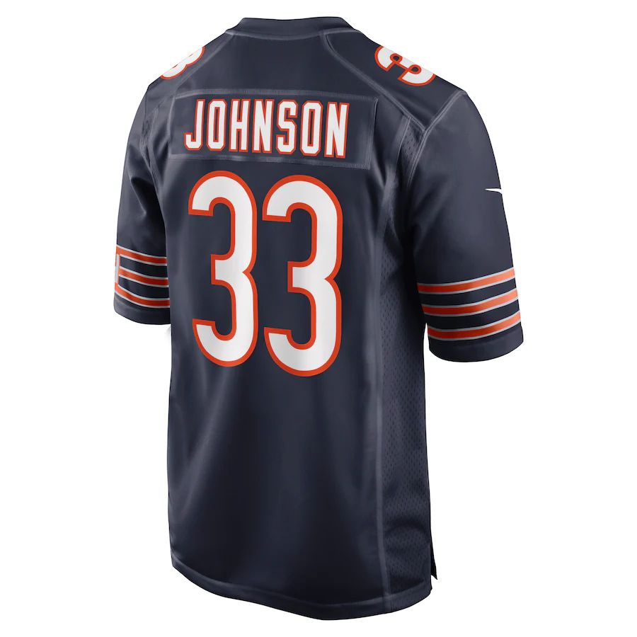 Custom #33 Navy CHI Football Shirt Top