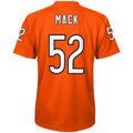 Custom #52 Orange CHI Football Shirt Top