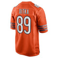 Custom #89 Orange CHI Football Shirt Top