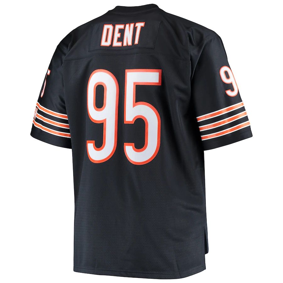 Custom #95 Navy 1985 CHI Football Shirt Top