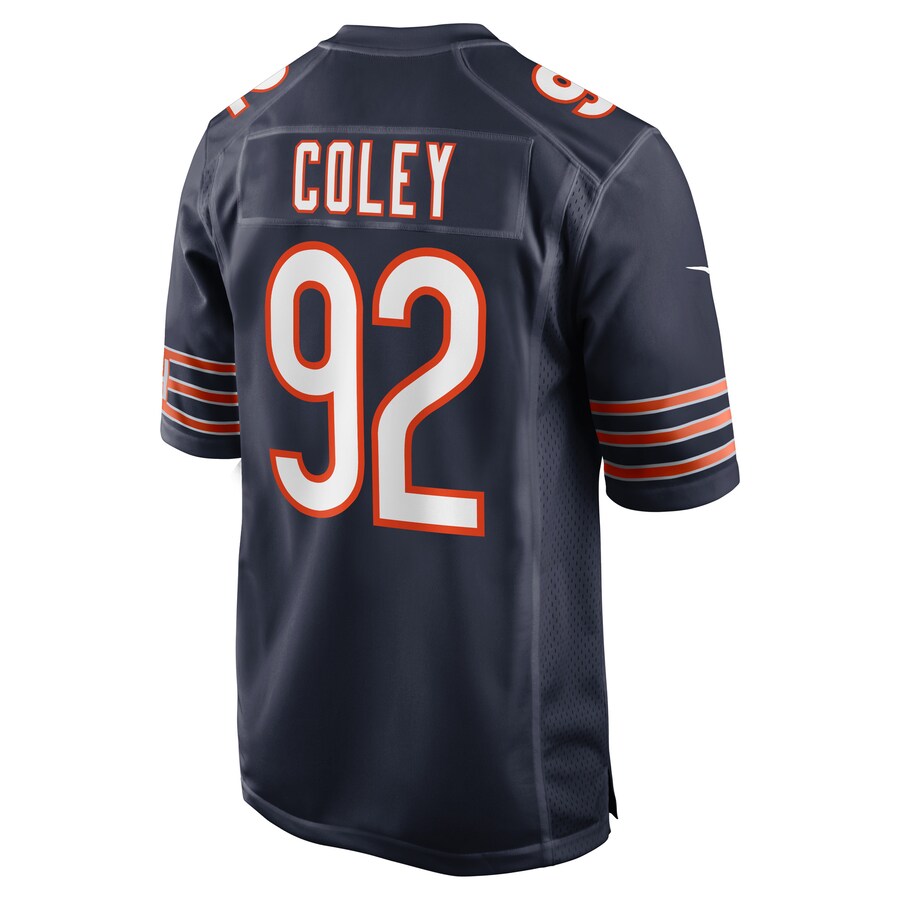 Custom #92 Navy CHI Football Shirt Top