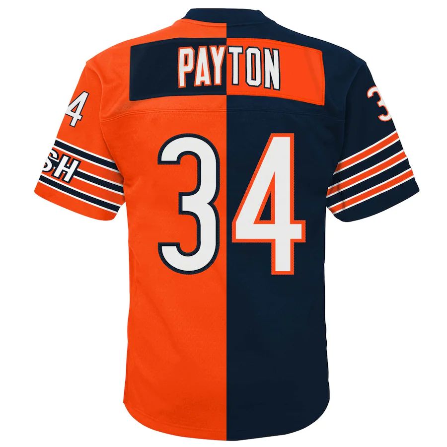 Custom #34 1985 CHI Football Shirt Top