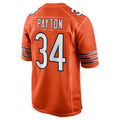 Custom #34 Orange CHI Football Shirt Top