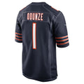 Custom #1 Navy CHI Football Shirt Top