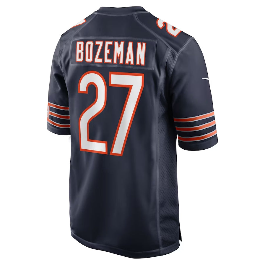 Custom #27 Navy CHI Football Shirt Top