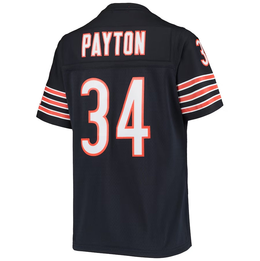 Custom #34 Navy 1985 CHI Football Shirt Top