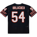 Custom #54 Navy 2003 Throwback CHI Football Shirt Top