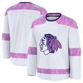 Custom White 2024 CHI Hockey Shirt Top