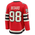 Custom #98 Red 2025 CHI Hockey Shirt Top