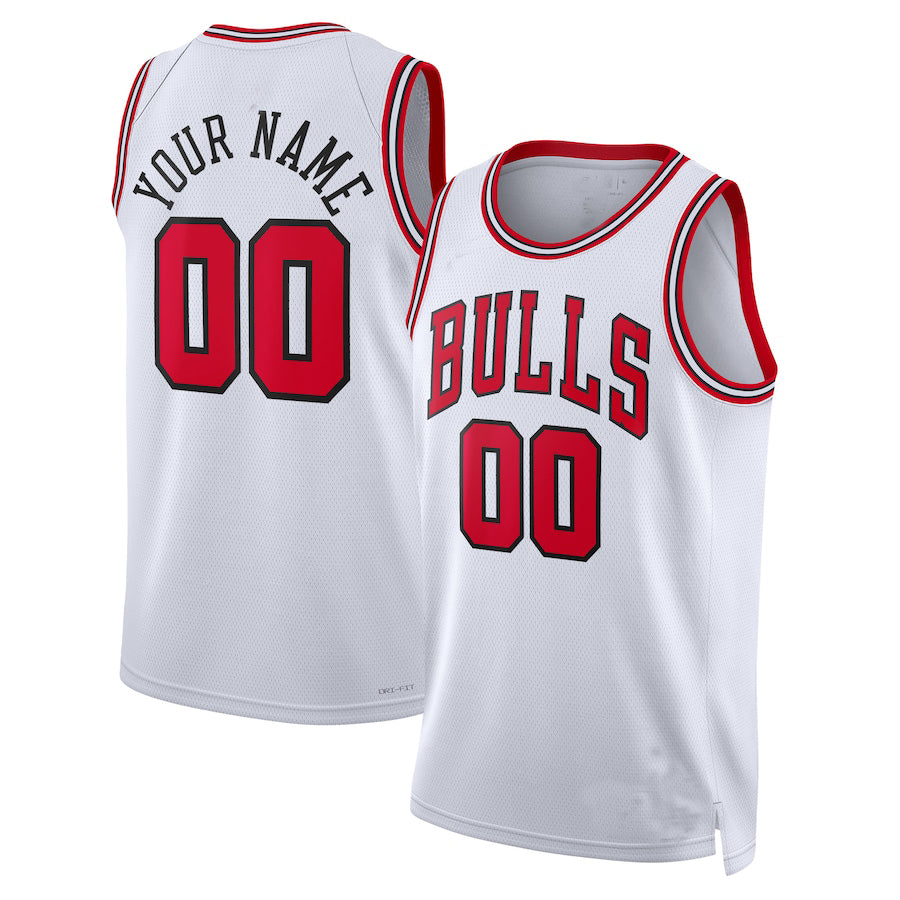 Custom #23 White 2022 CHI Basketball Shirt Top