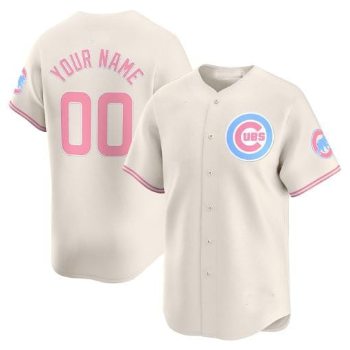 Custom Pink CHC Baseball Shirt Top