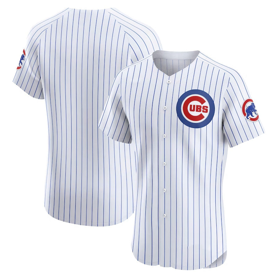 Custom White CHC Baseball Shirt Top