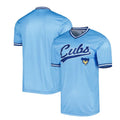 Custom Light Blue CHC Baseball Shirt Top