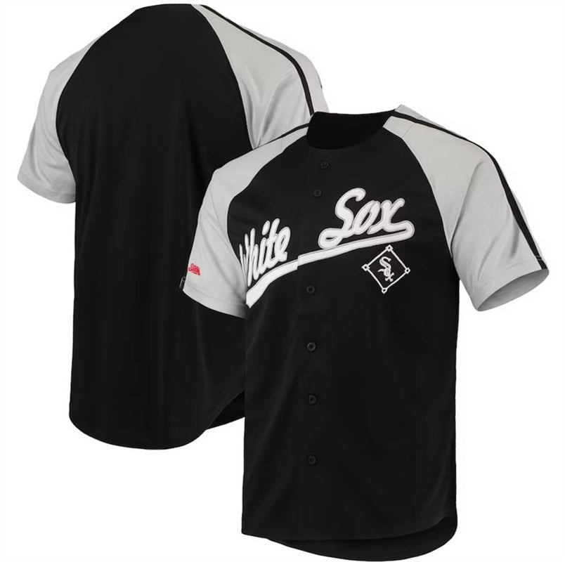 Custom Black CWS Baseball Shirt Top