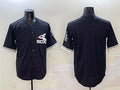 Custom Black CWS Baseball Shirt Top