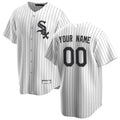 Custom White CWS Baseball Shirt Top