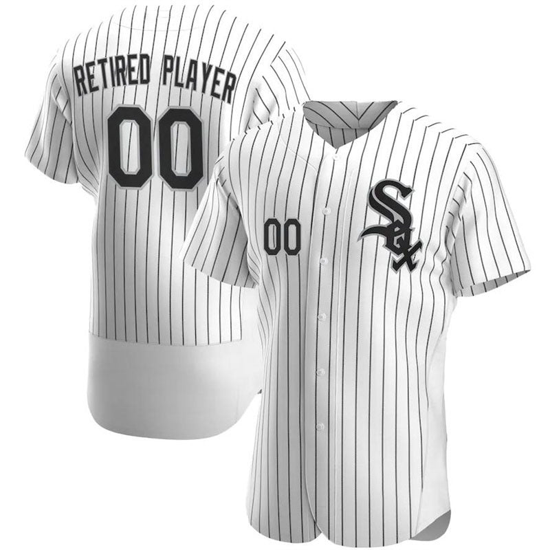 Custom White CWS Baseball Shirt Top