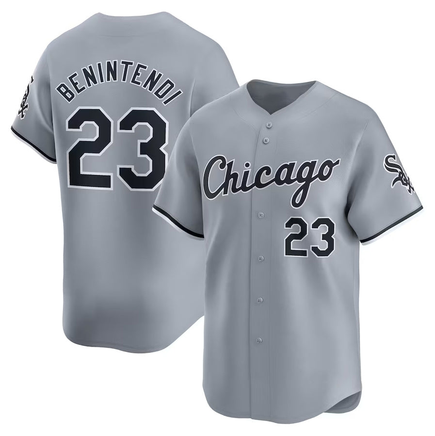 Custom #23 White CWS Baseball Shirt Top