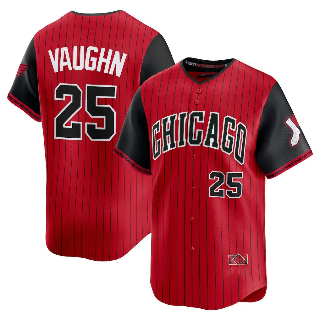 Custom #25 Black 2025 City Connect CWS Baseball Shirt Top